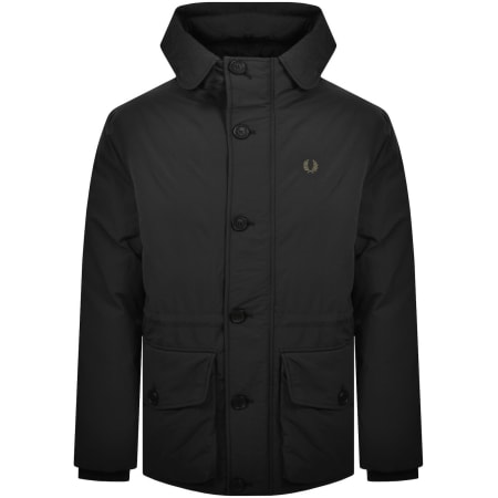 Fred Perry Padded Parka Black | Mainline Menswear us